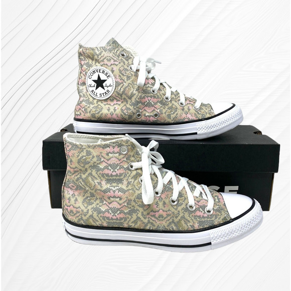 (65% OFF) NIB Converse Women's (CTAS) HI Pale Putty Limestone Grey Sneakers 10 - Picture 1 of 8